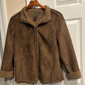 Women Coat Brown North Rivers Outfitters Size XL 100% Polyester Machine Washable